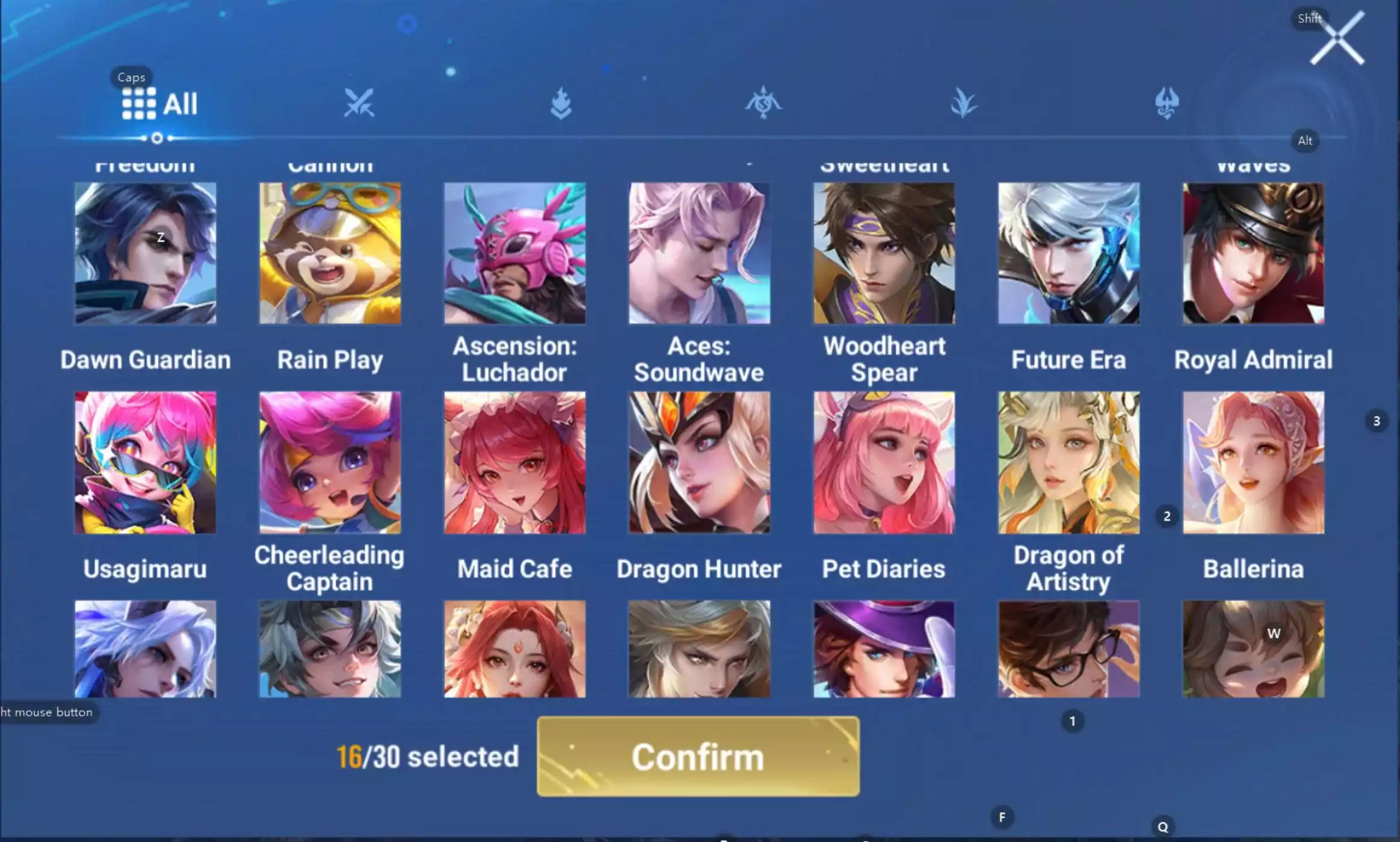 Ảnh Acc vip 6 172 skin